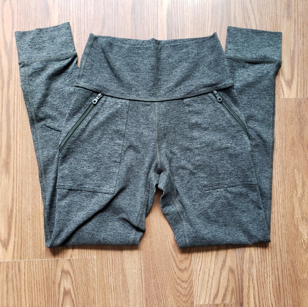 Aerie Offline Green 'The Hugger' High Rise Leggings Size Small
